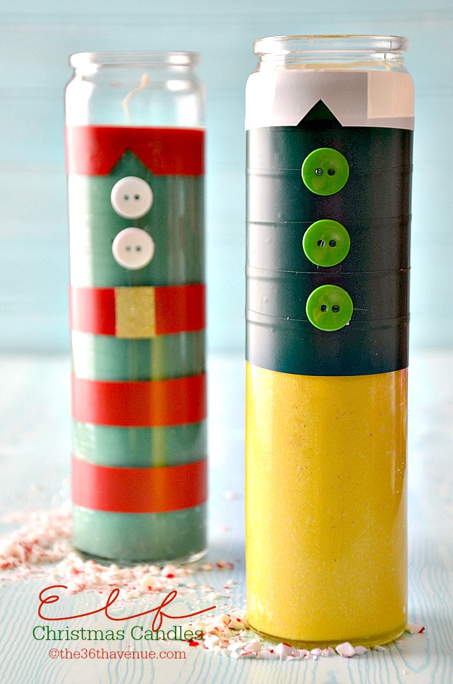 Christmas Gifts - Candles Tutorial at the36thavenue.com ...Pin it now and make them later!