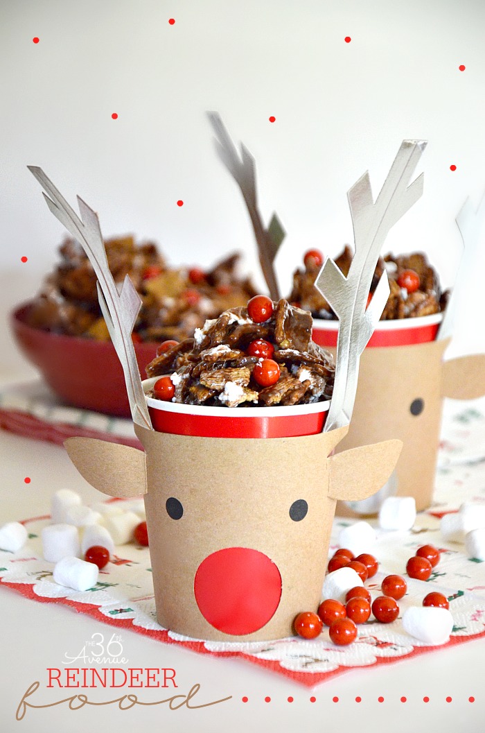 Christmas Recipe - Reindeer Food at the36thavenue.com Such a cute idea for neighbor gifts! 
