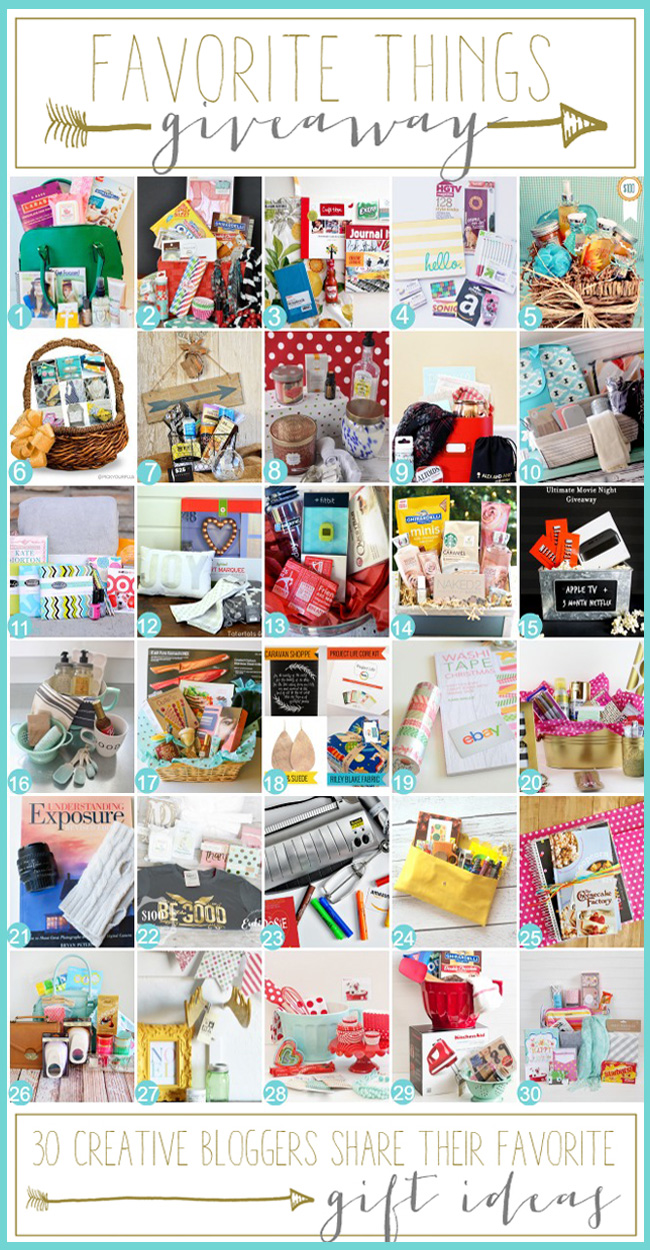 Enter to win 30 Gift Baskets full of our Favorite Things at the36thavenue.com ...So fun!