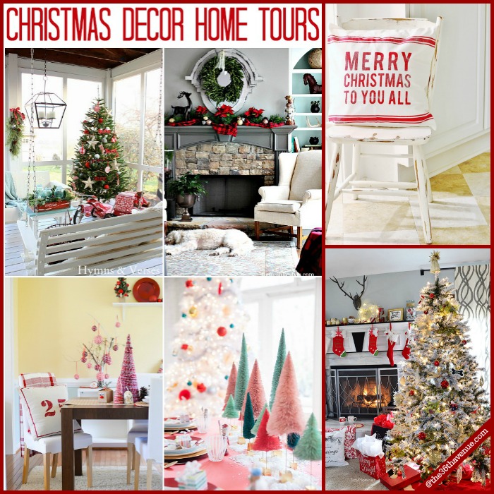 Christmas Home Decor Tours at the36thavenue.com #home