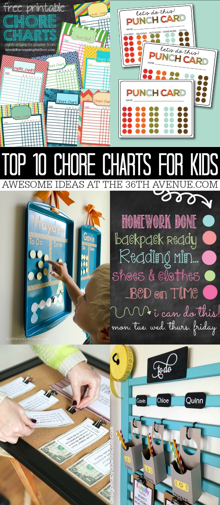 Top Chore Chart for kids at the36thavenue.com These are seriously the best! 