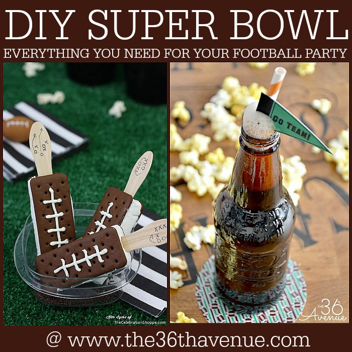 Super Bowl Party Ideas over at the36thavenue.com Pin it now and make them later!