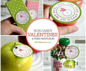 Valentines and Free Printables : These super cute non-candy valentines are perfect for classmates and class parties!