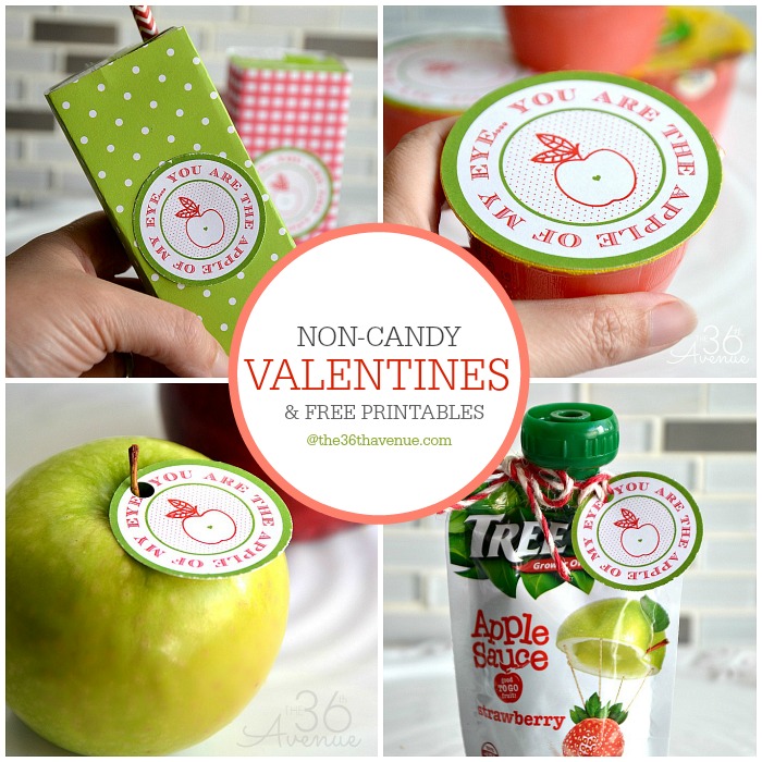 Valentines and Free Printables : These super cute non-candy valentines are perfect for classmates and class parties! 