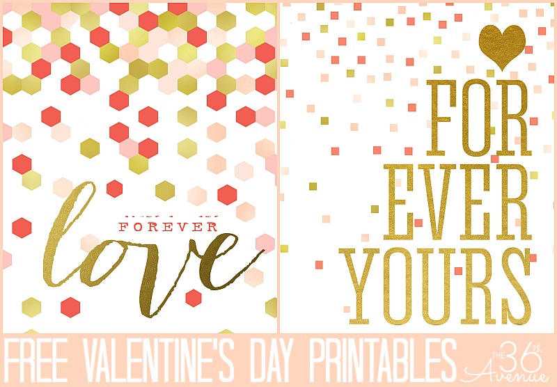 Free Valentine's Day Printable by the36thavenue.com Pin it now and print it later! 