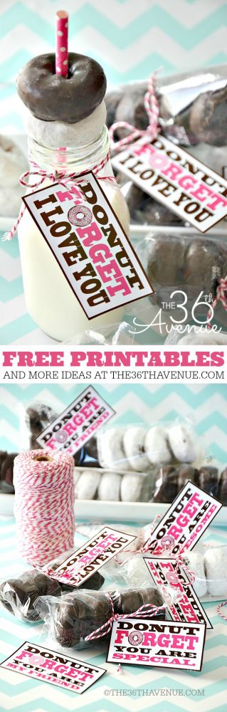 Free Printable – Donut Forget Valentine’s Day | The 36th AVENUE