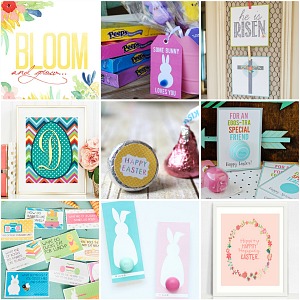 Free Easter Printables - Super cute and festive printables at the36thavenue.com. Pin it now and print them later!