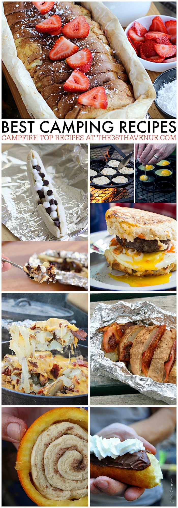 Best Camping Recipes at the36thavenue.com These are AMAZING! Pin it NOW and make them LATER! #camping