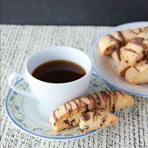 Chocolate Chip Biscotti by www.cookingwithruthie.com is a delicious spin off the classic Italian Cookie!