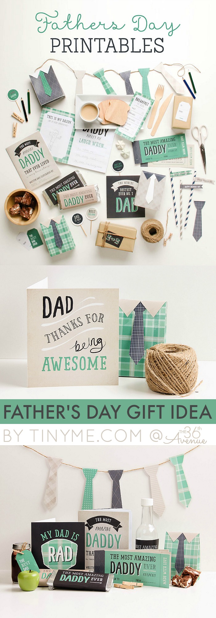 Father's Day Free Printables and Gift Idea by tinyme.com at the36thavenue.com