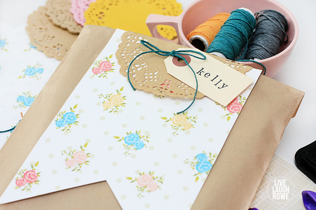 DIY Crafts - Super cute and creative Gift Wrap Idea by livelaughrowe.com
