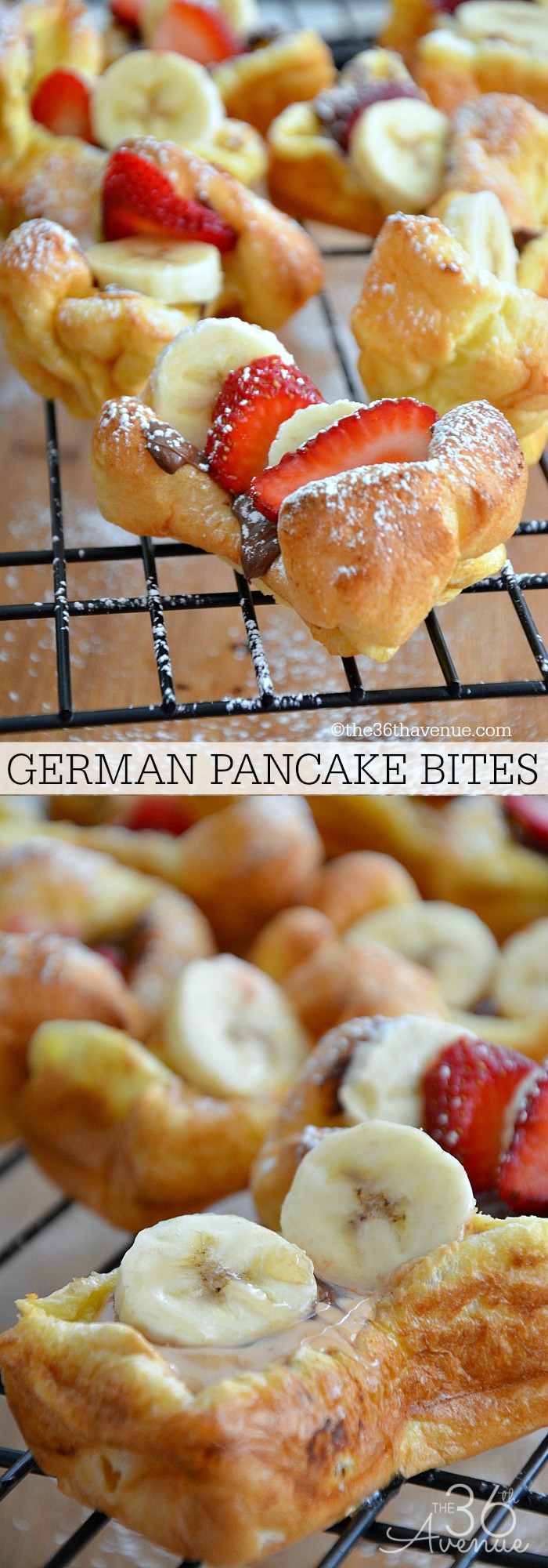 Recipes - German Pancake Bites at the36thavenue.com Pin it now and make them later!