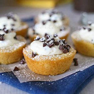 Dessert Recipe – Cannoli Sugar Cookie Cups