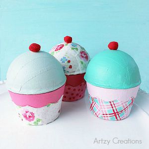 Crafts - Super cute Cupcakes for Kids by artzycreations.com Adorable for party favors! PIN IT NOW AND MAKE IT LATER!
