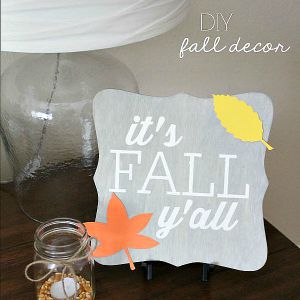 DIY Fall Sign Tutorial