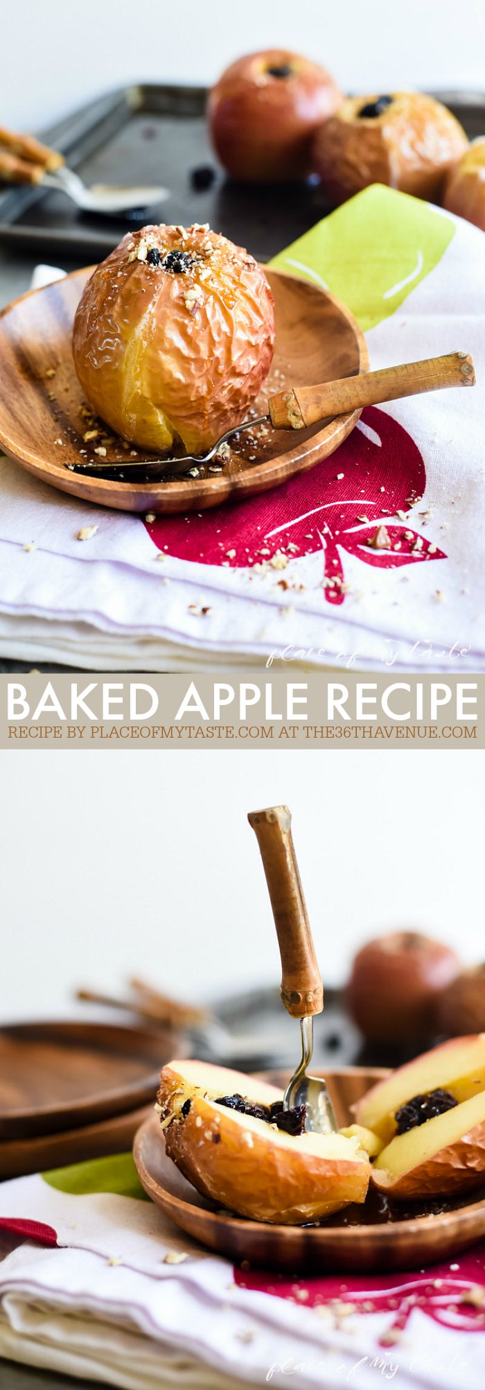Recipe - These Baked Apples are delicious. Get the recipe here :  https://www.the36thavenue.com/baked-apple-recipe/