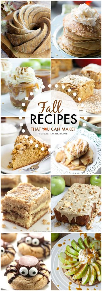 Fall Recipes – Desserts and Treats | The 36th AVENUE