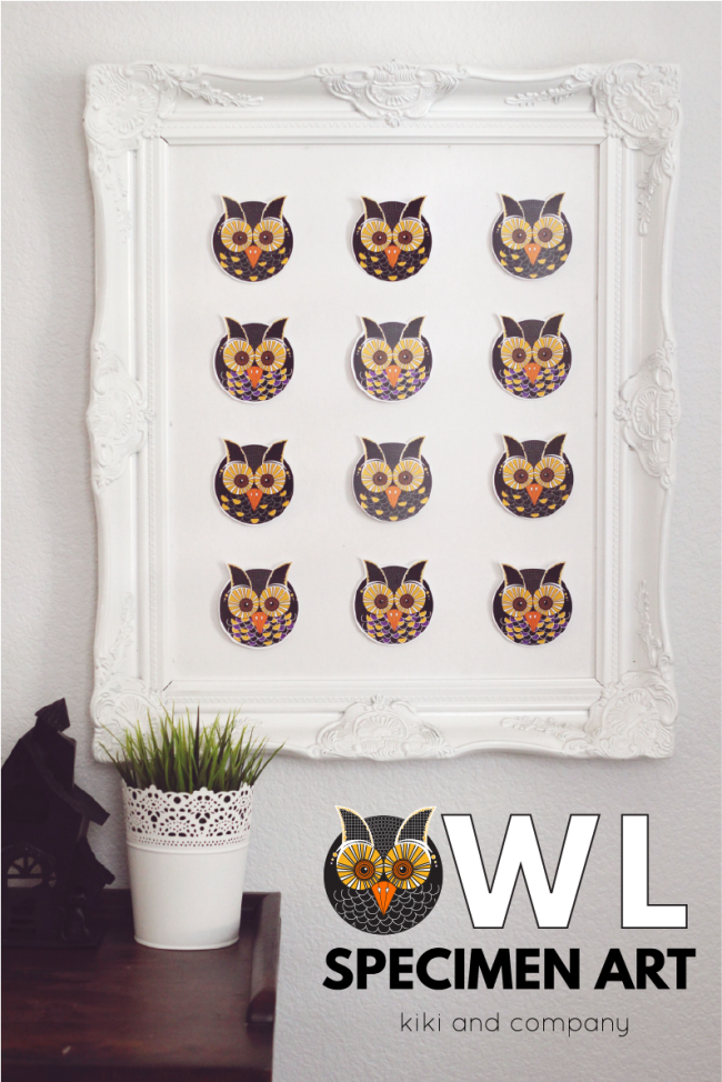 Halloween - Owl-Specimen Art and Free Printable from kikiandcompany ...Super cute! 