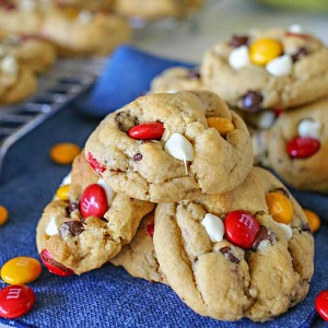 The Best M&M Chocolate Chip Cookies