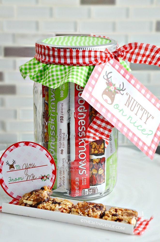 Snack Jar Gift Idea and Free Printables The 36th AVENUE