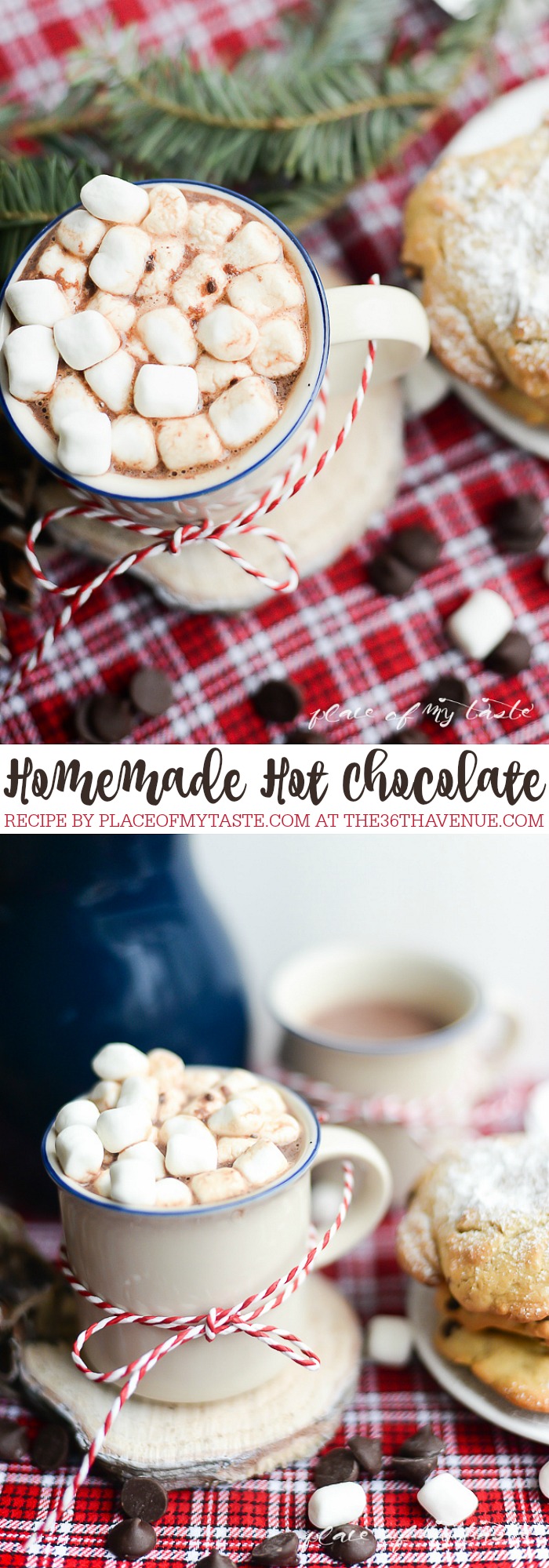 Hot Chocolate Recipe - Homemade Hot Chocolate is seriously the best! This easy recipe will for sure become a favorite hot drink during Christmas and those cold winter days. PIN IT NOW and drink it later!