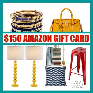 CLICK HERE: https://www.the36thavenue.com/150-traget-gift-card-giveaway/ and enter to win a $150 Target Gift Card!