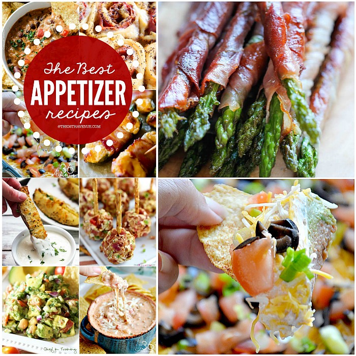 The Best Appetizer Recipes - These appetizer recipes are perfect for Christmas Parties, New Years, Birthday Parties, or any time that you are craving a yummy bite! These are so darn good! PIN IT NOW and make them later!