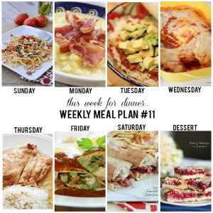 Weekly Meal Plan - Delicious and easy recipes for the entire week!