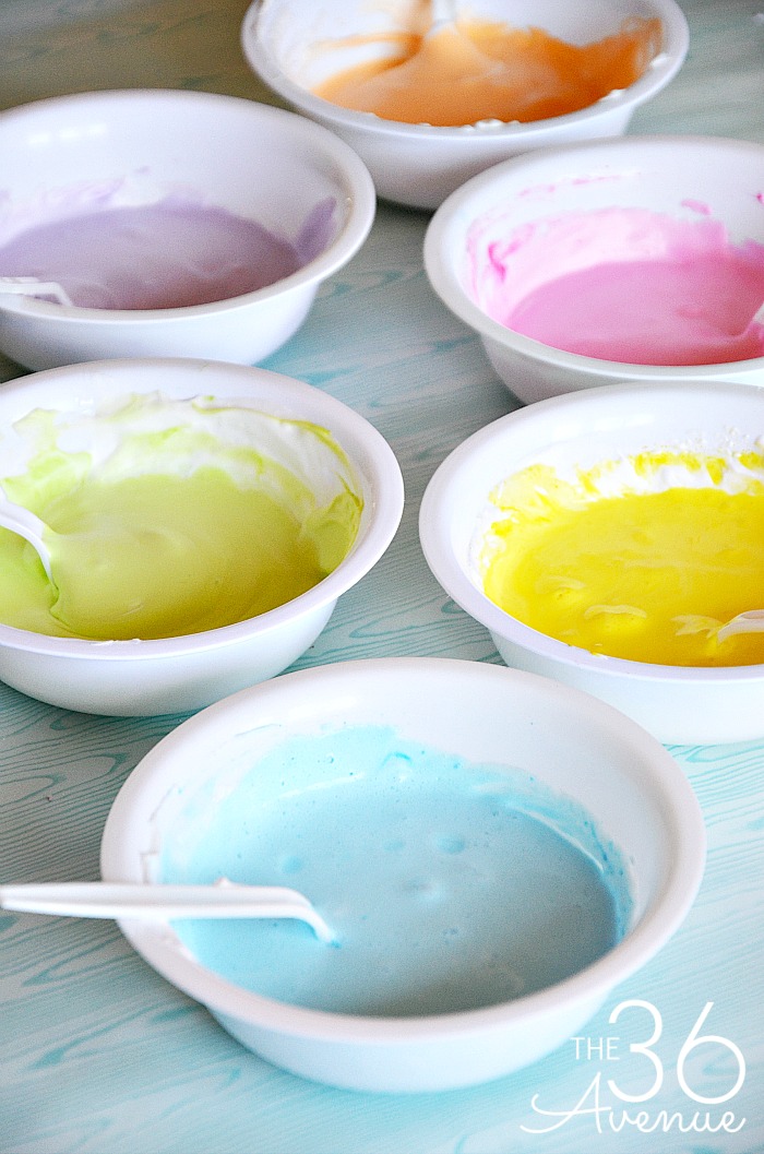 DIY Puffy Paint - This easy paint can be done in minutes and the kids love creating their own paintings with it.  Such a fun kid activity! PIN IT NOW and make it later! 