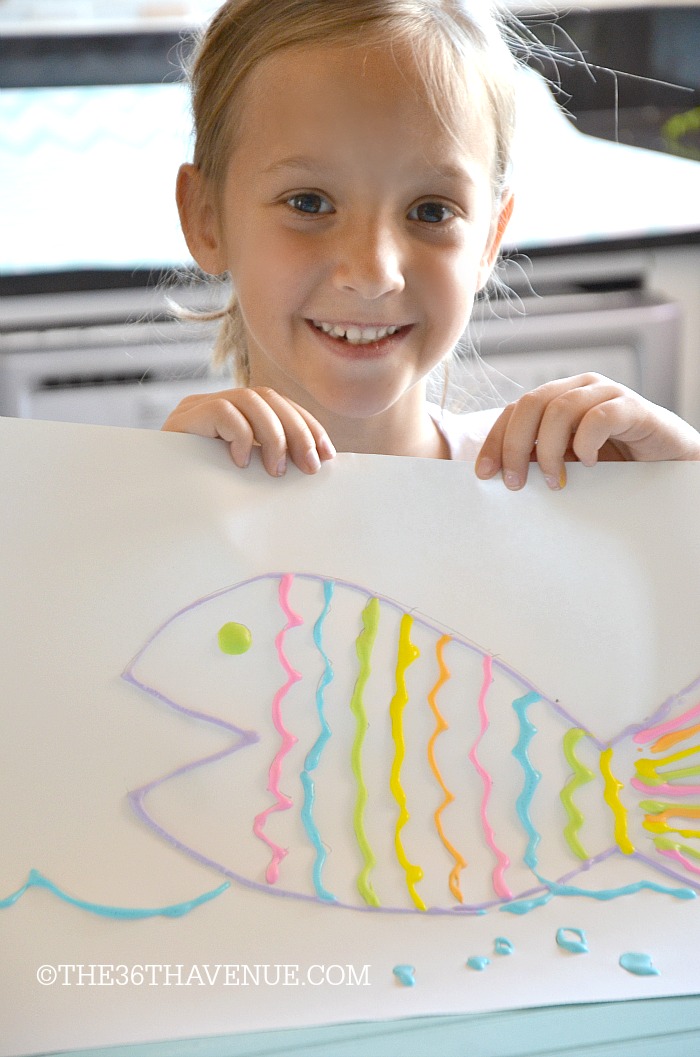 DIY Puffy Paint - This easy paint can be done in minutes and the kids love creating their own paintings with it.  Such a fun kid activity! PIN IT NOW and make it later! 