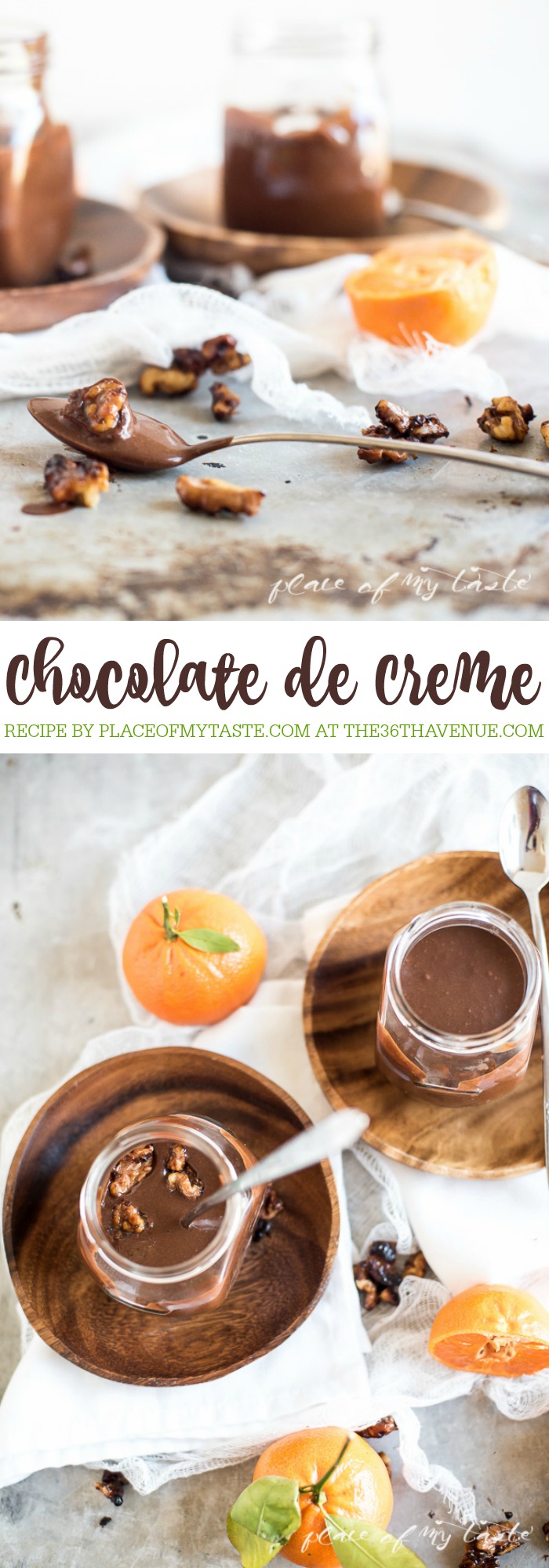 Chocolate Dessert - Delicious Chocolate de Creme that you can have ready in just five minutes. PIN IT NOW and make it later! 