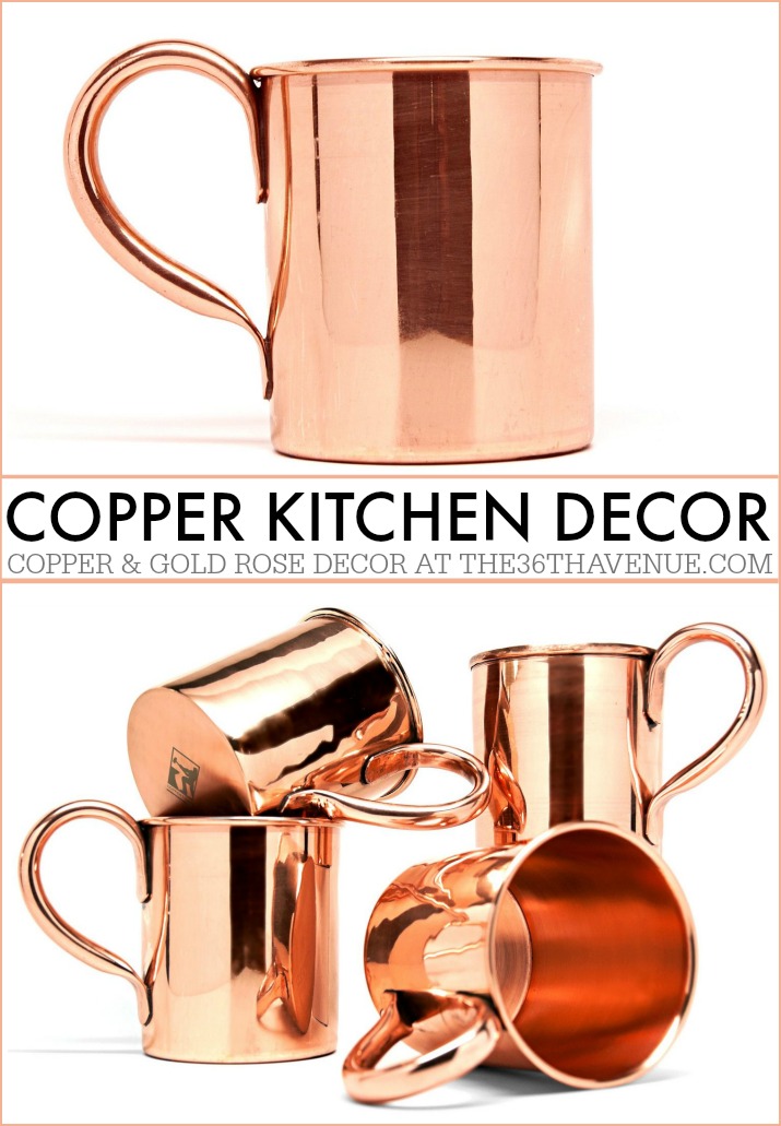 Copper Kitchen Decor - These is the Ultimate Copper Kitchen Guide. Everything you need to give your kitchen a fresh, trendy, and gorgeous new look! If you like gold rose tones you are going to love this!  