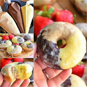 Neapolitan Doughnuts Recipe