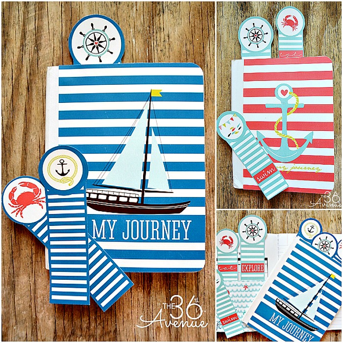 Free Journal and Bookmark Printables