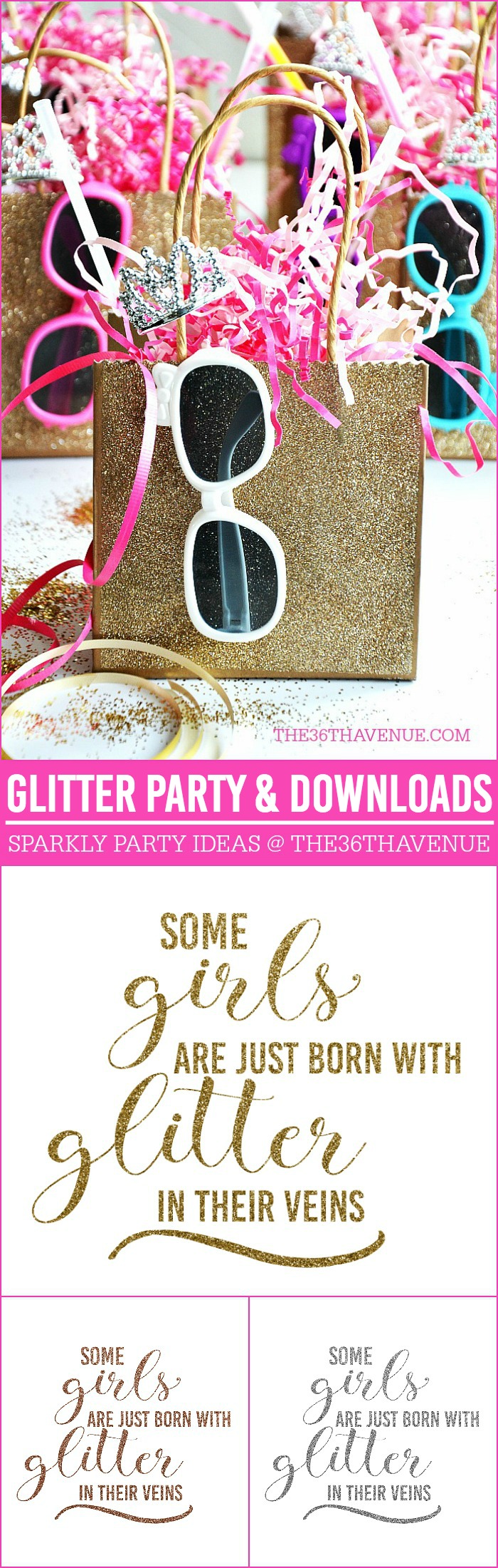 Glitter Party and Downloads the36thavenue.com