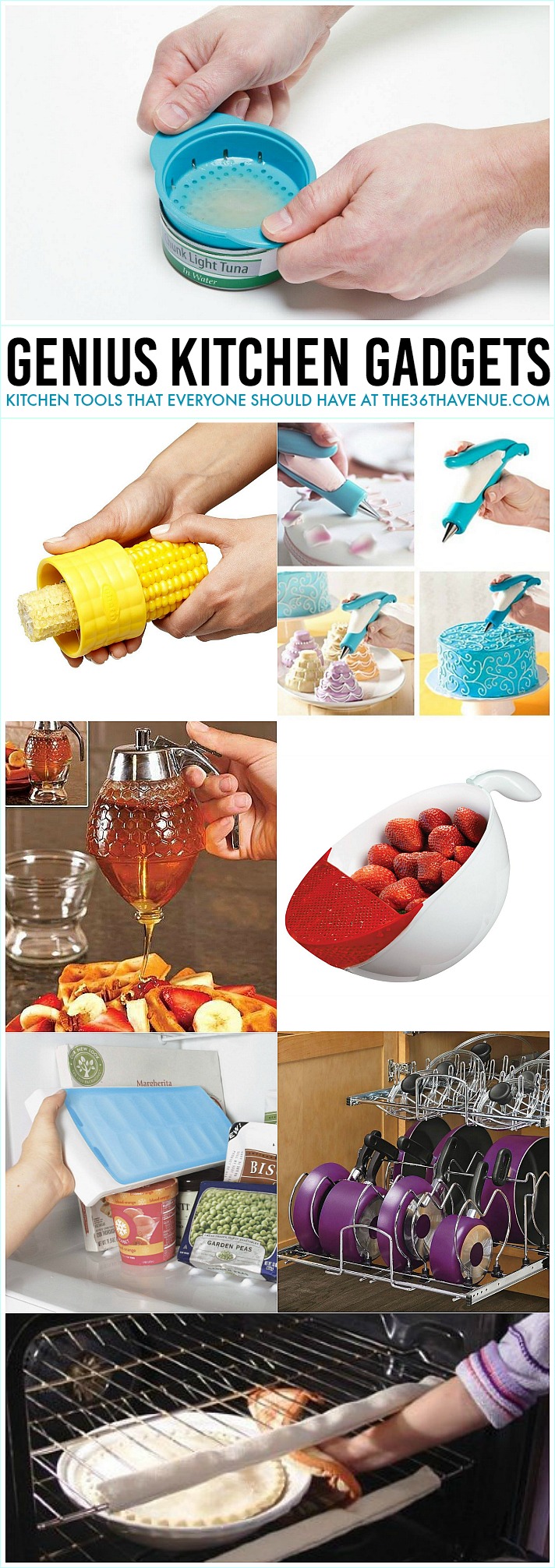Kitchen Gadgets - These kitchen tools are seriously genius. Pin it now and use them later.