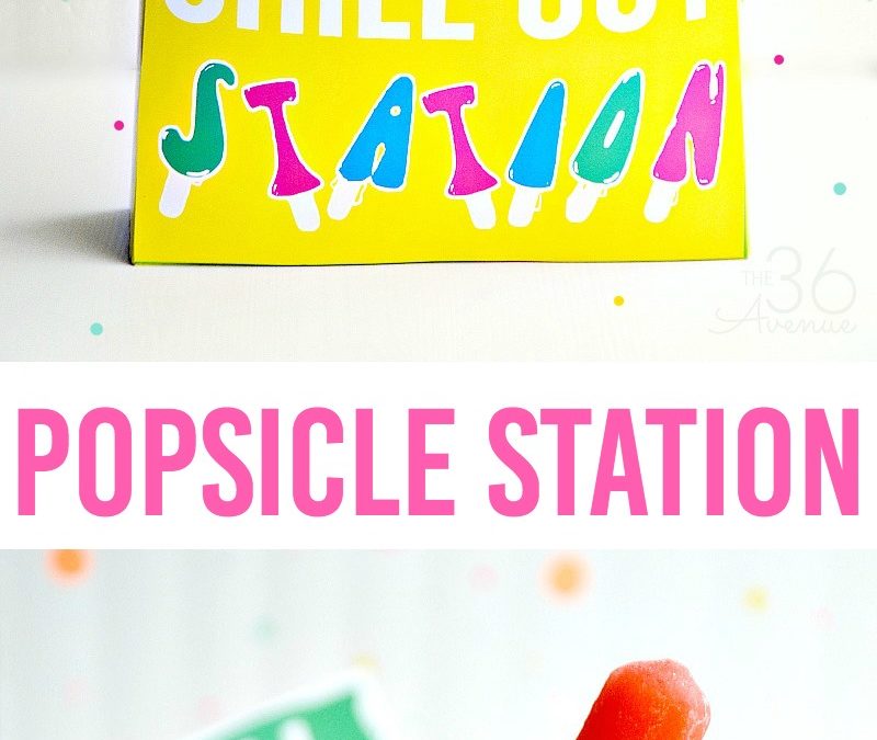Popsicle Station and Printables