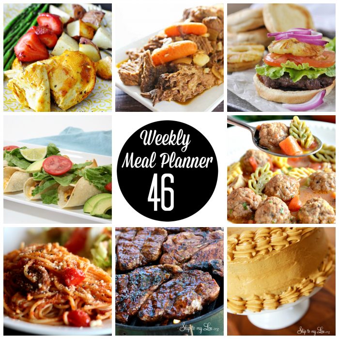 Weekly Meal Plan - These recipes are delicious and easy to make.