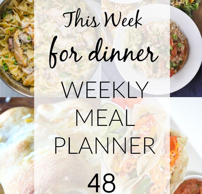Weekly Meal Plan – Week 48