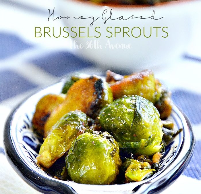 Brussels Sprouts with Balsamic Honey Glaze