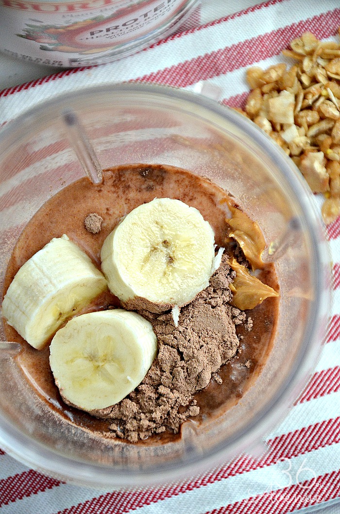 Chocolate Peanut Butter Protein Smoothie Recipe 