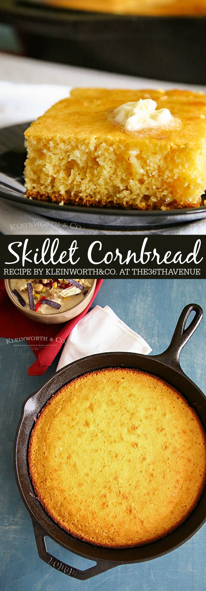 Easy Skillet Cornbread Recipe