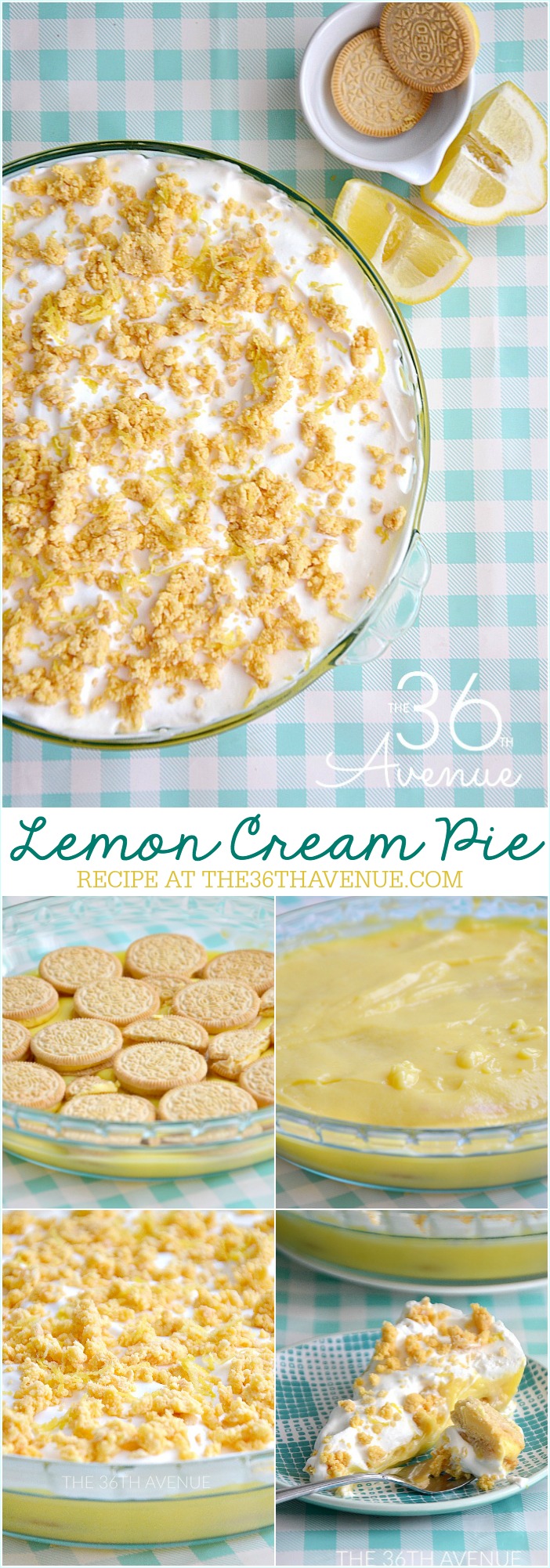 Lemon Cream Pie Recipe 1 the36thavenue.com