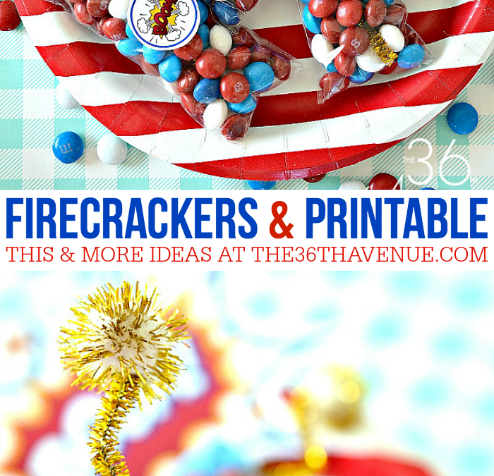 Fourth Of July Edible Firecrackers