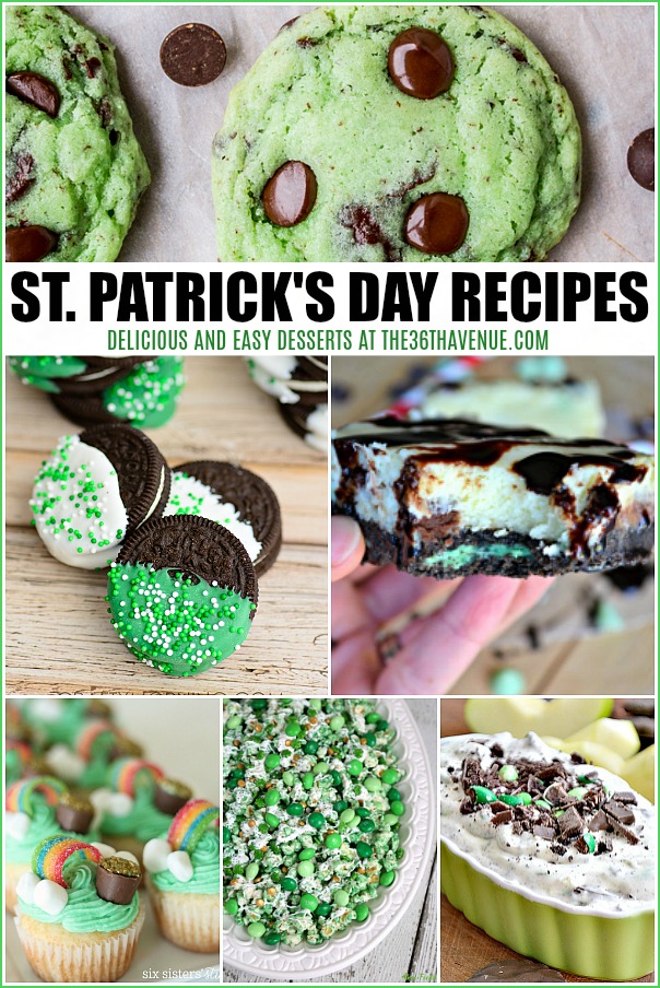 Easy and delicious Saint Patrick's Day Recipes to celebrate de luckiest day of the year.