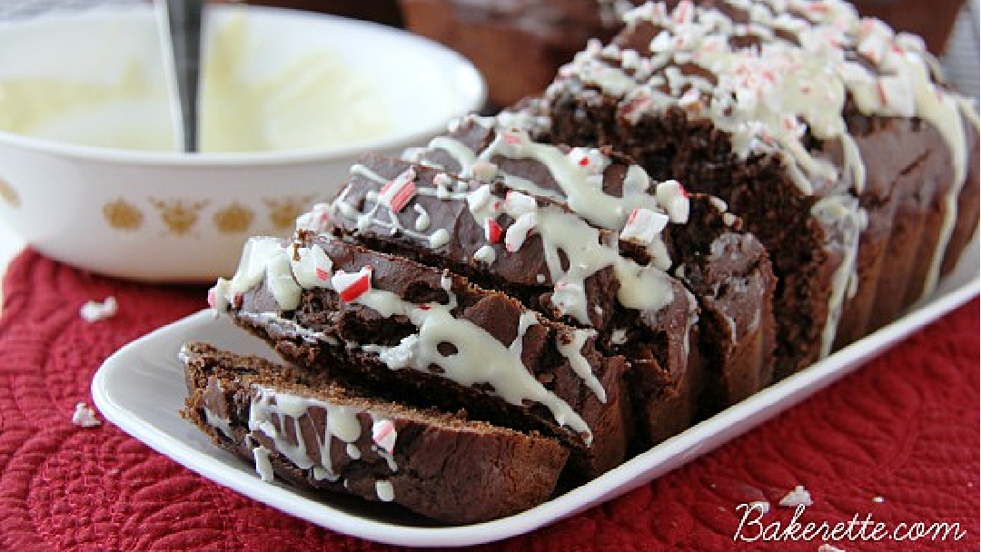 Recipe ~ Candy Cane Chocolate Loaves